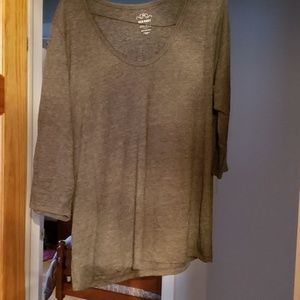 3/4 length sleeve top